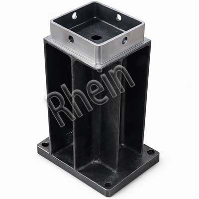 Cast steel connector